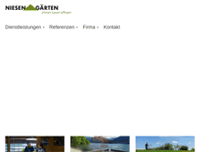 Tablet Screenshot of niesengaerten.ch